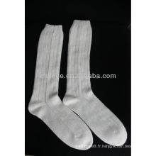 chaussettes tricotées en cachemire pure qualitated